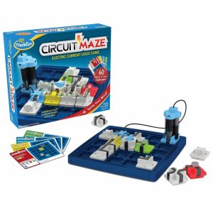 Circuit Maze Game box, game board and playing pieces