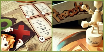 Close ups of Pinocchio game