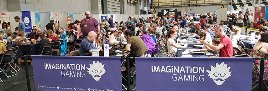 Imagination Gaming at a games expo event
