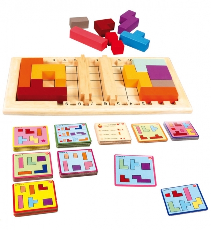 Katamino Family Game board and pieces