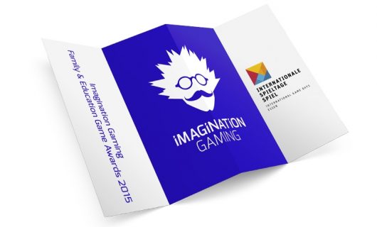 Imagination Gaming leaflet for Essen Spiel 2014